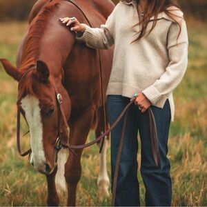 Wild Fable Cream Knit Sweater